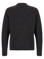 Grauer Wollcardigan