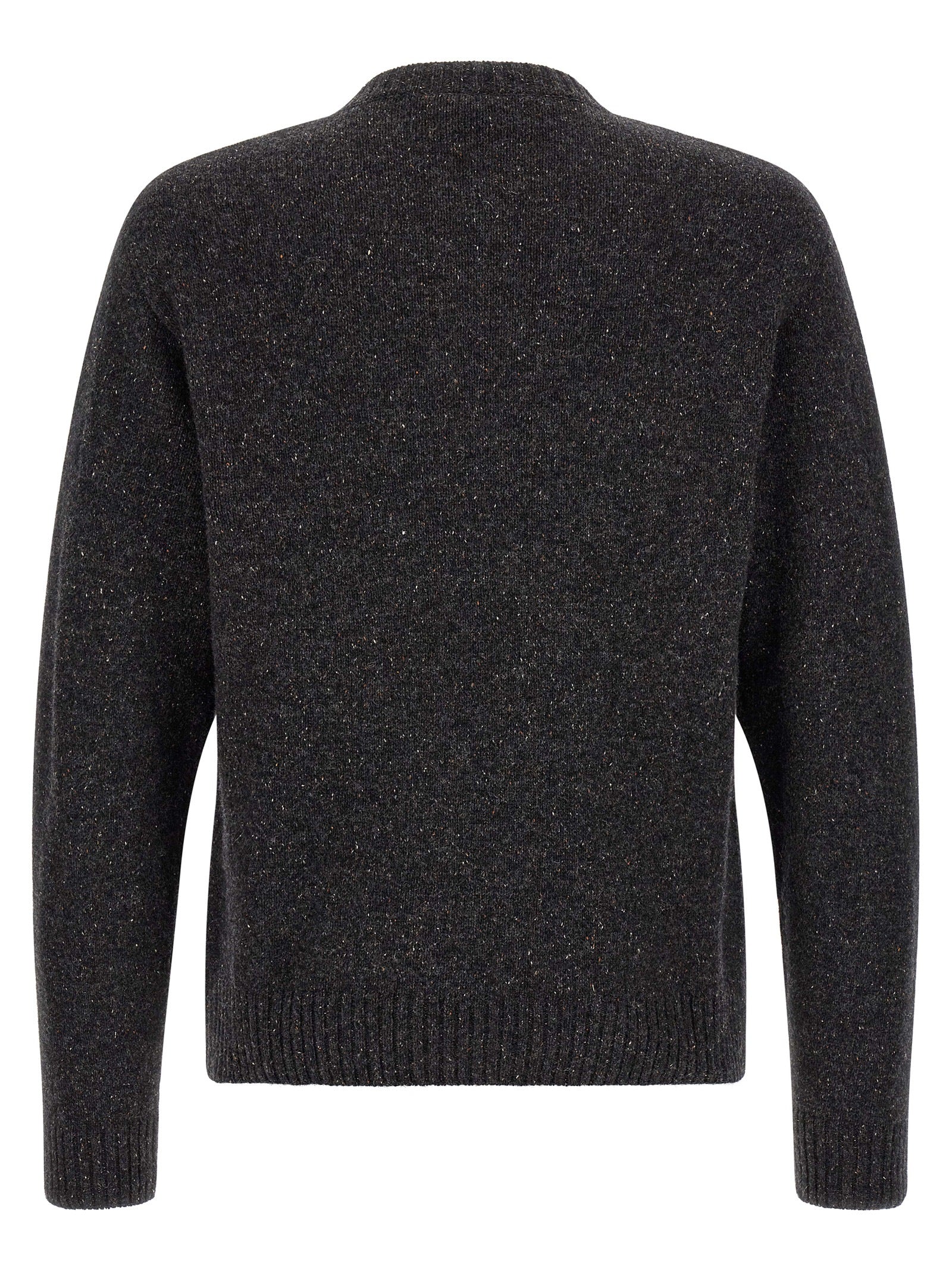 Grauer Wollcardigan