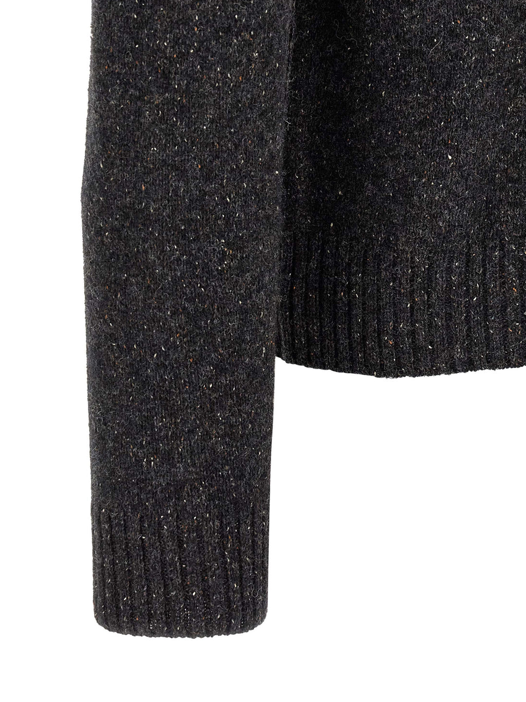 Grauer Wollcardigan