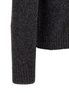 Grauer Wollcardigan