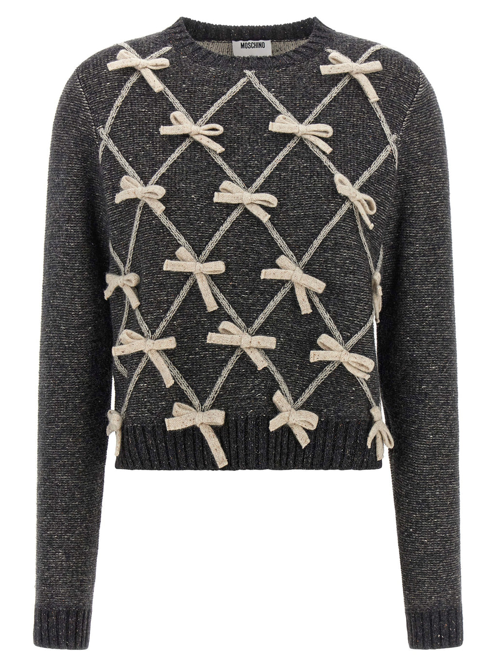 Grauer Wollcardigan