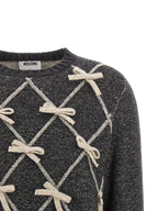 Grauer Wollcardigan