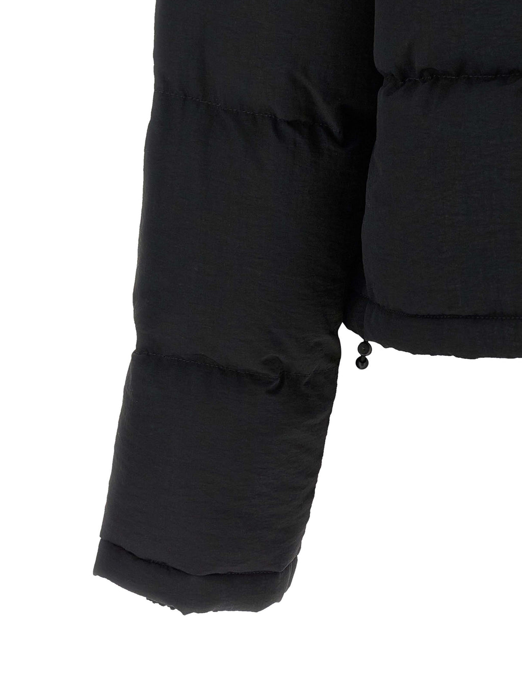 Schwarzer Bomber aus Polyamid