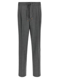 Graue Hose aus reiner Schurwolle