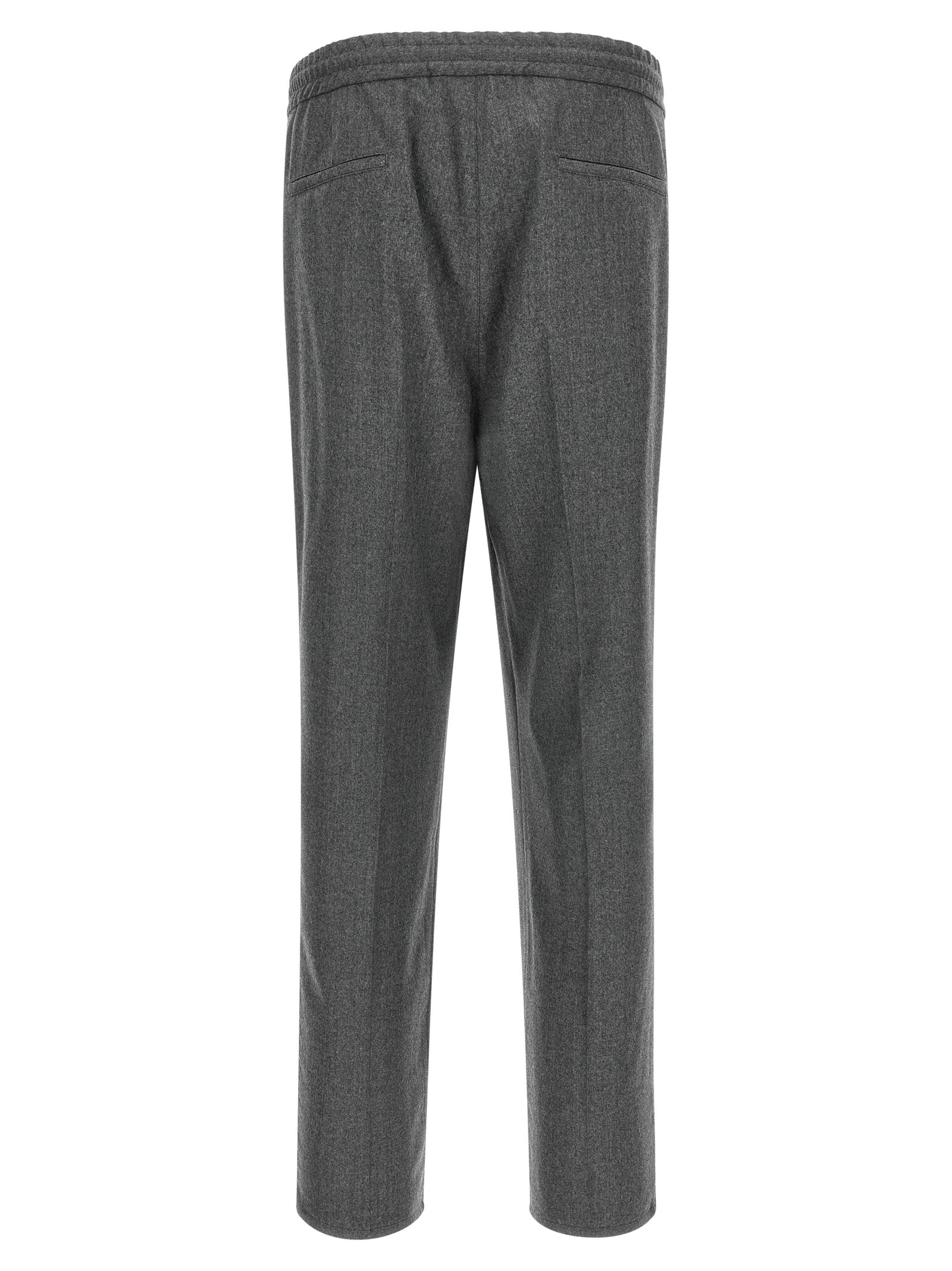 Graue Hose aus reiner Schurwolle
