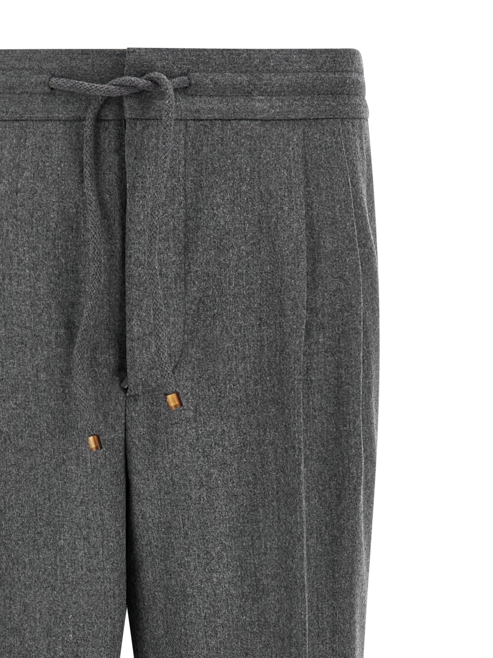 Graue Hose aus reiner Schurwolle