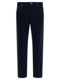 Blaue Baumwoll-Freizeithose