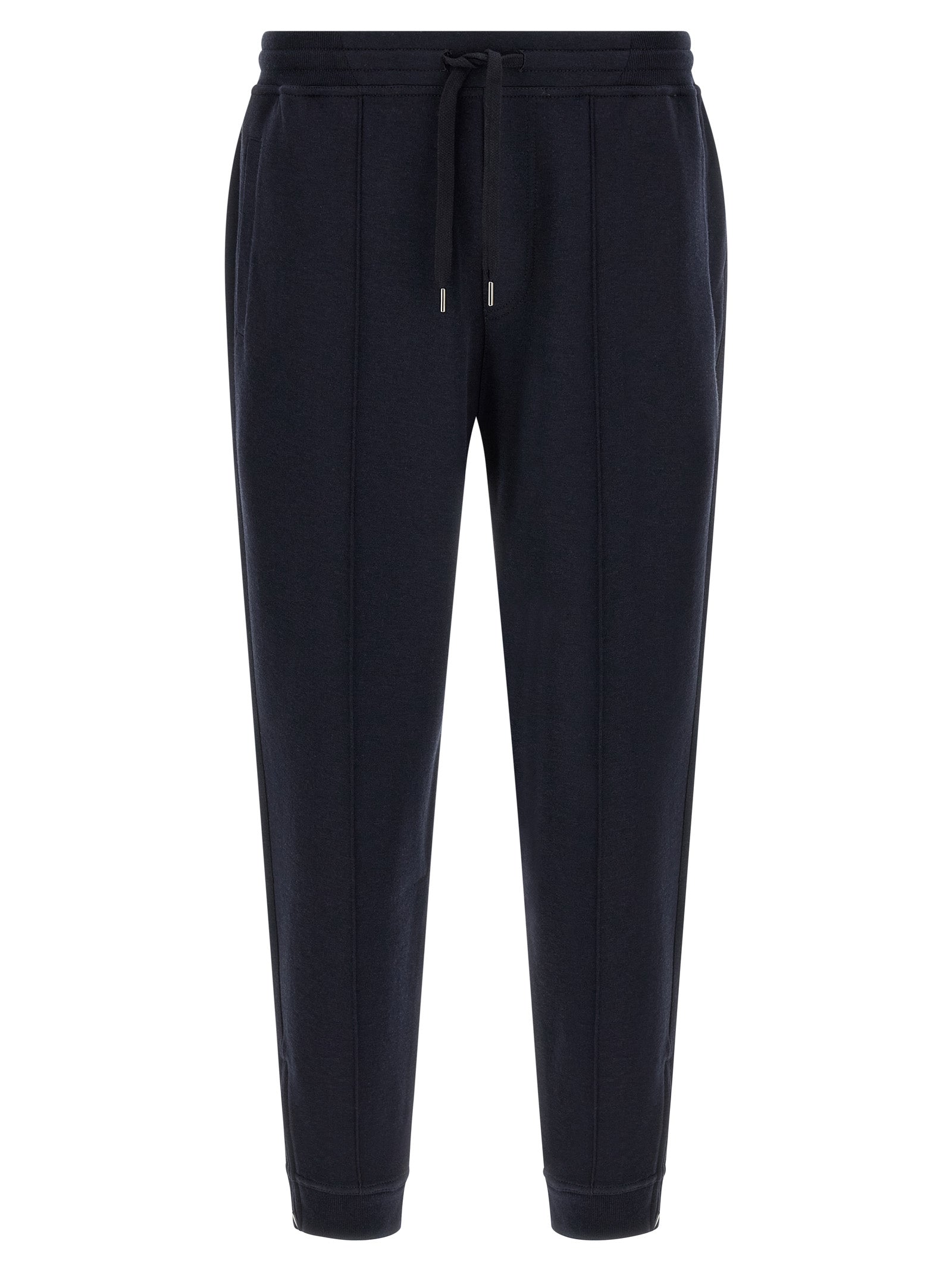 Blaue Baumwoll-Jogginghose (Trainingshose)