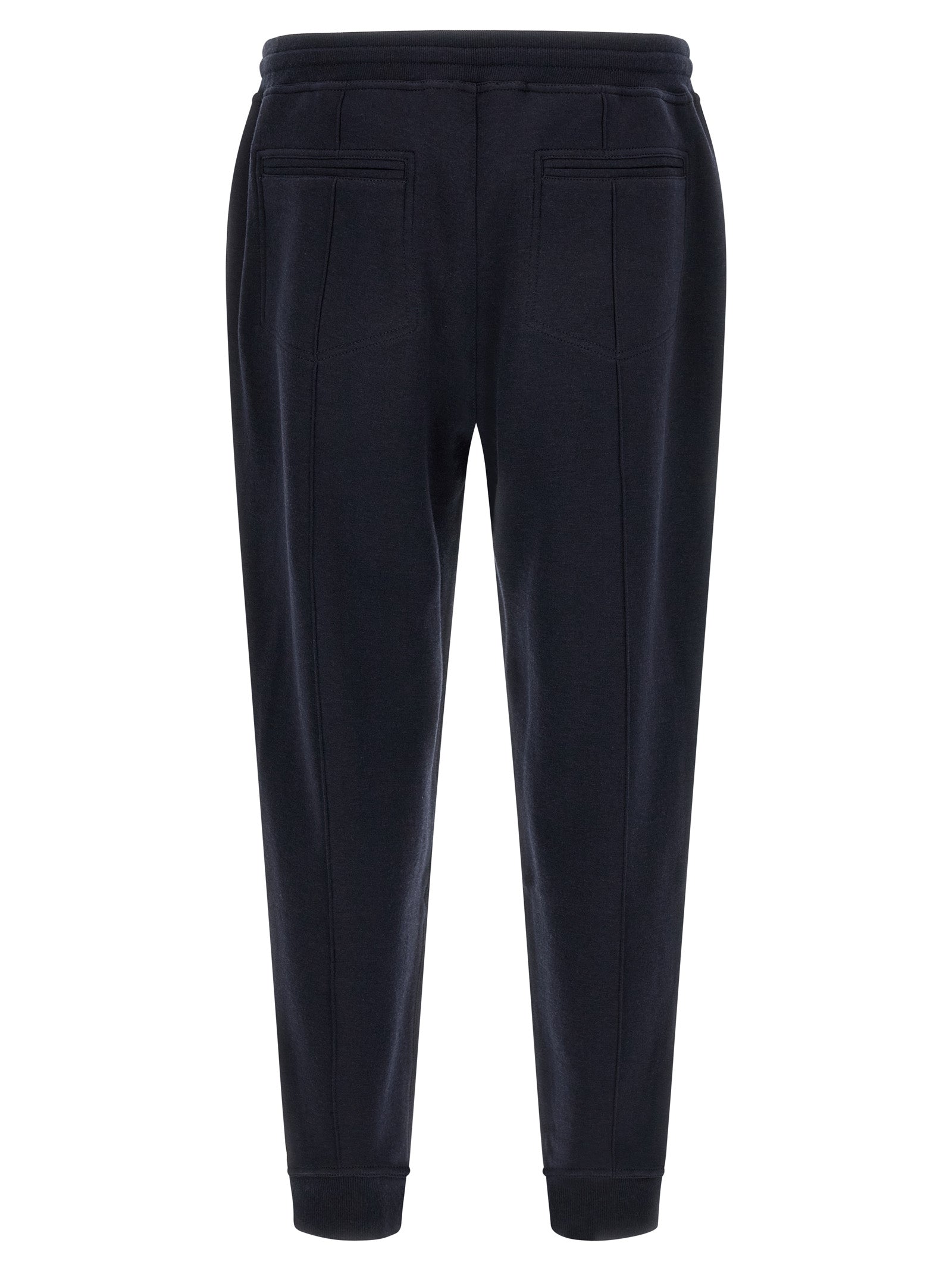 Blaue Baumwoll-Jogginghose (Trainingshose)