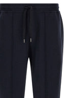 Blaue Baumwoll-Jogginghose (Trainingshose)
