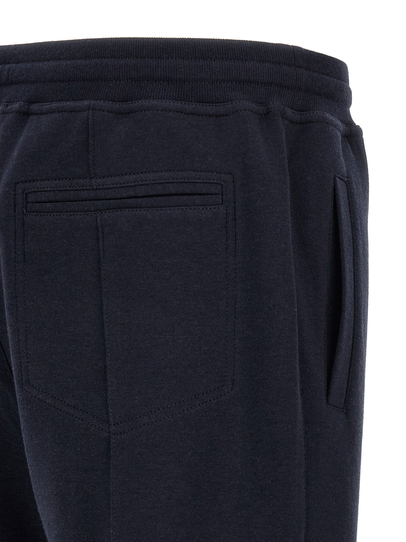 Blaue Baumwoll-Jogginghose (Trainingshose)