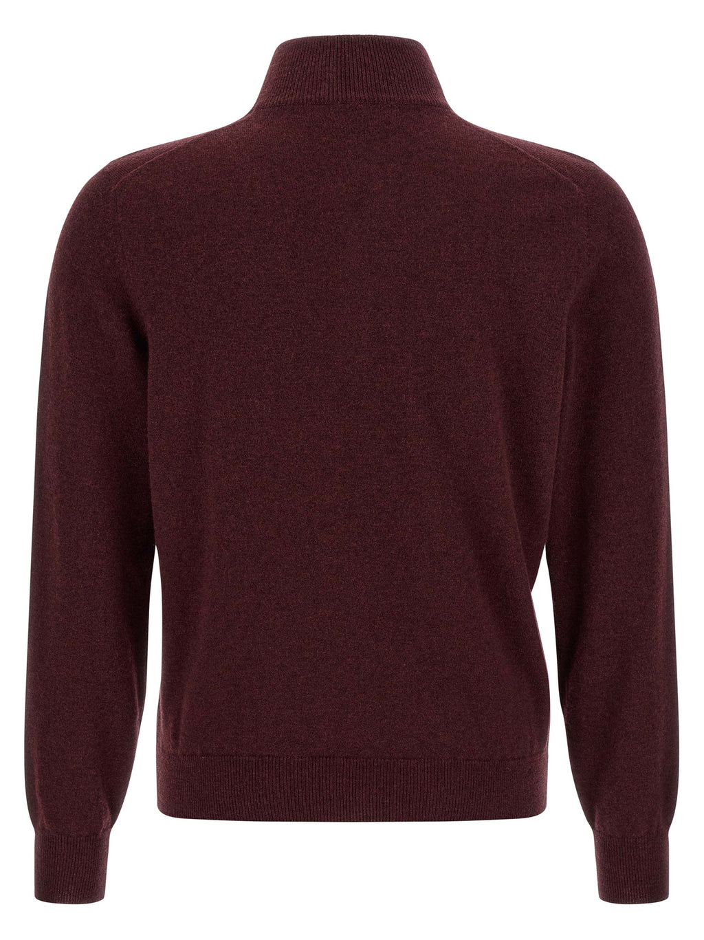 Kaschmir-Strickjacke in Bordeaux