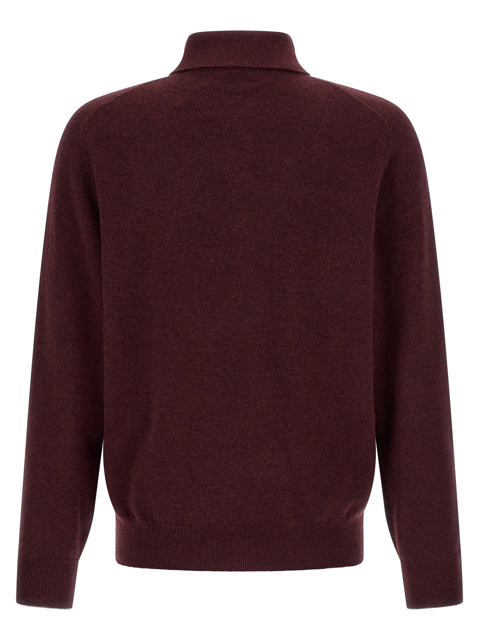 Bordeaux Kaschmir Poloshirt