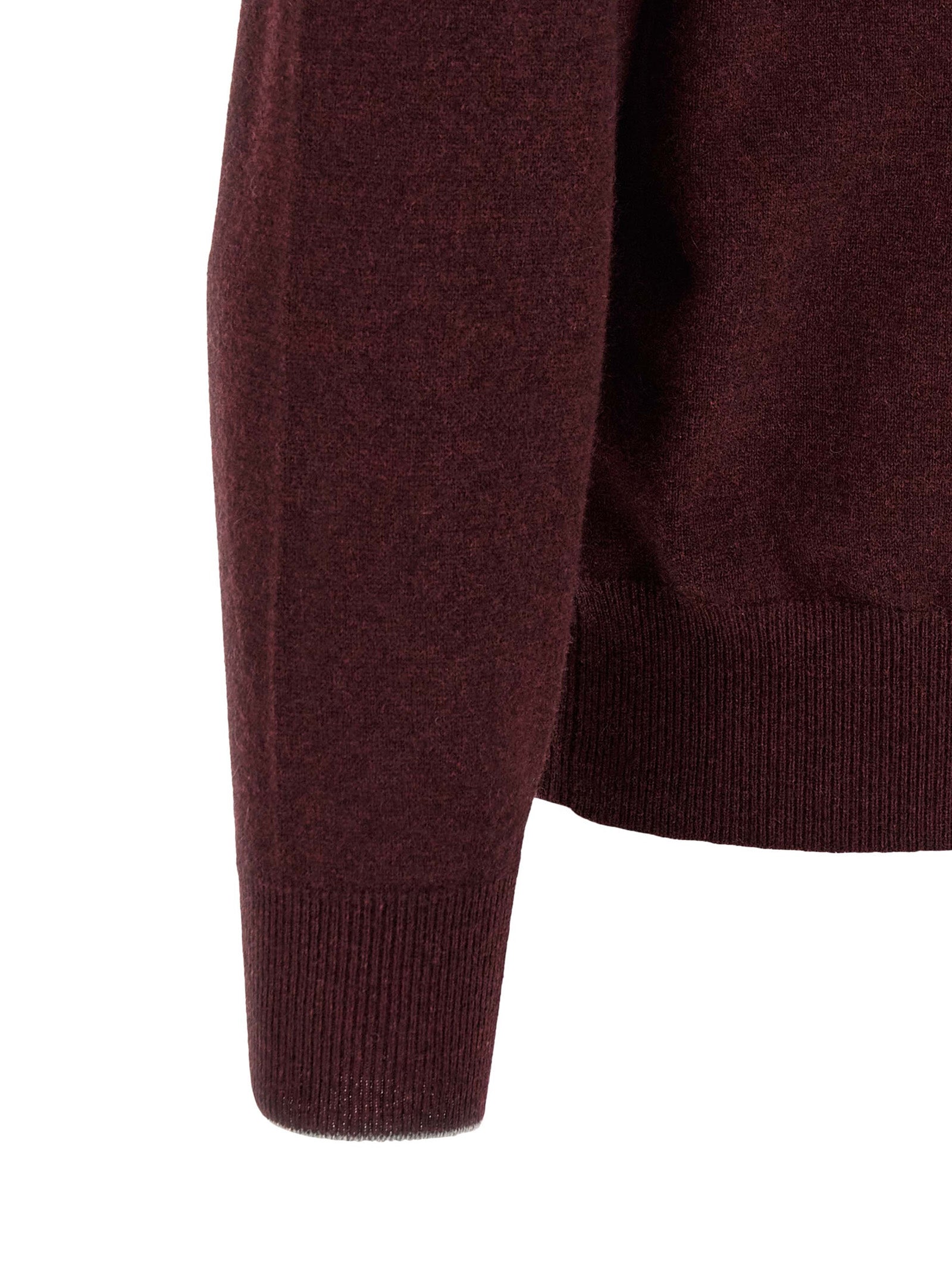 Bordeaux Kaschmir Poloshirt