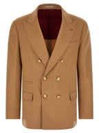 Beige Kamelhaar Sakko