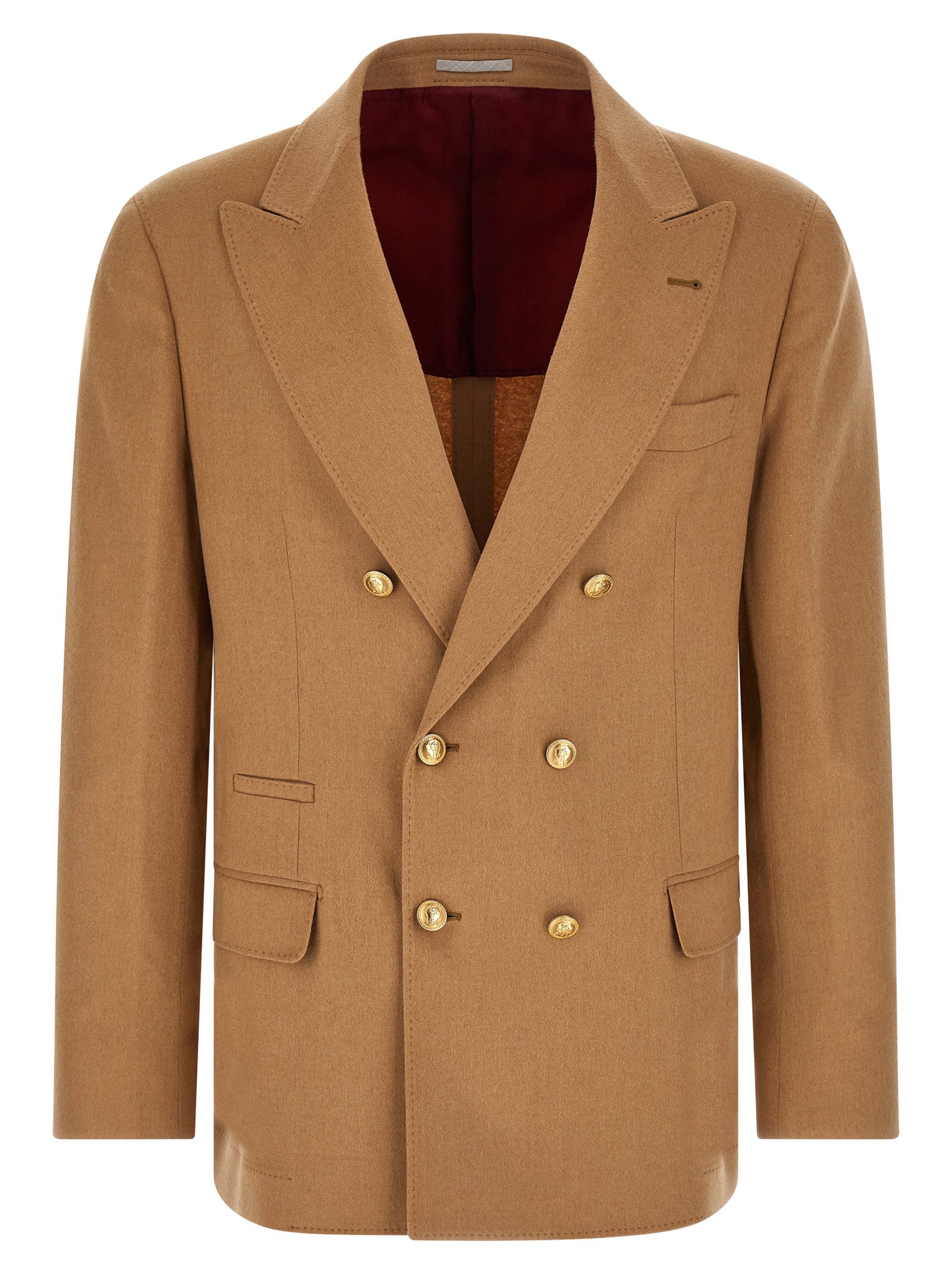 Beige Kamelhaar Sakko