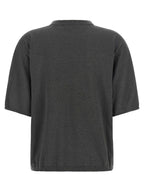 Grauer Kaschmir-Strickjacke