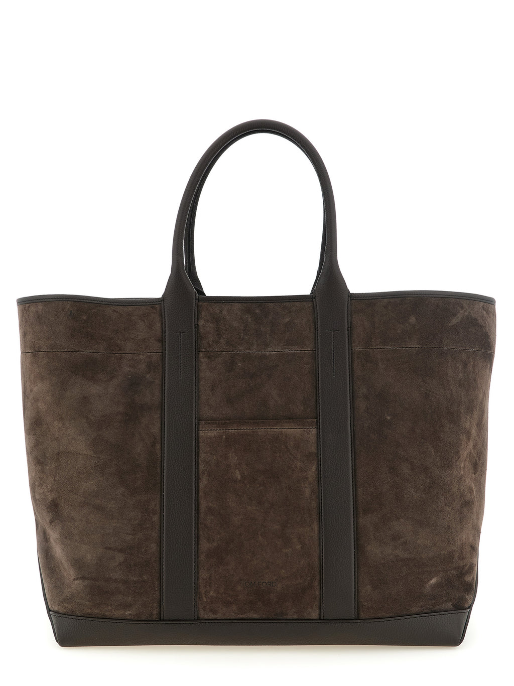 Braune Kalbsleder-Tote Bag