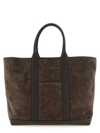 Braune Kalbsleder-Tote Bag