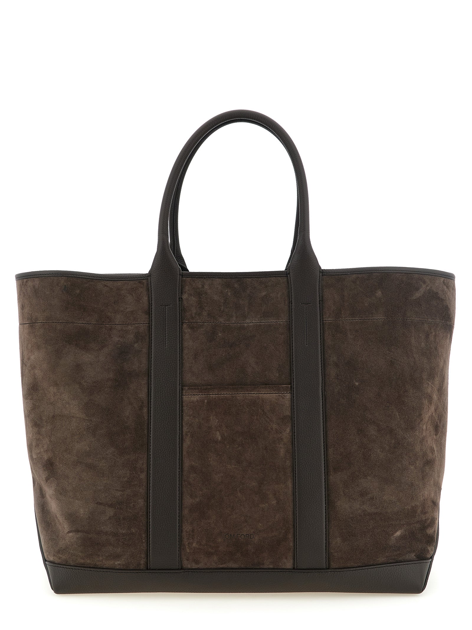 Braune Kalbsleder-Tote Bag