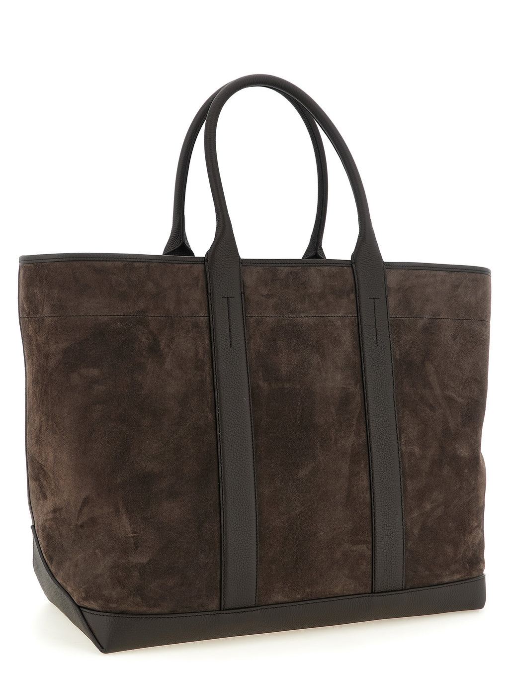 Braune Kalbsleder-Tote Bag