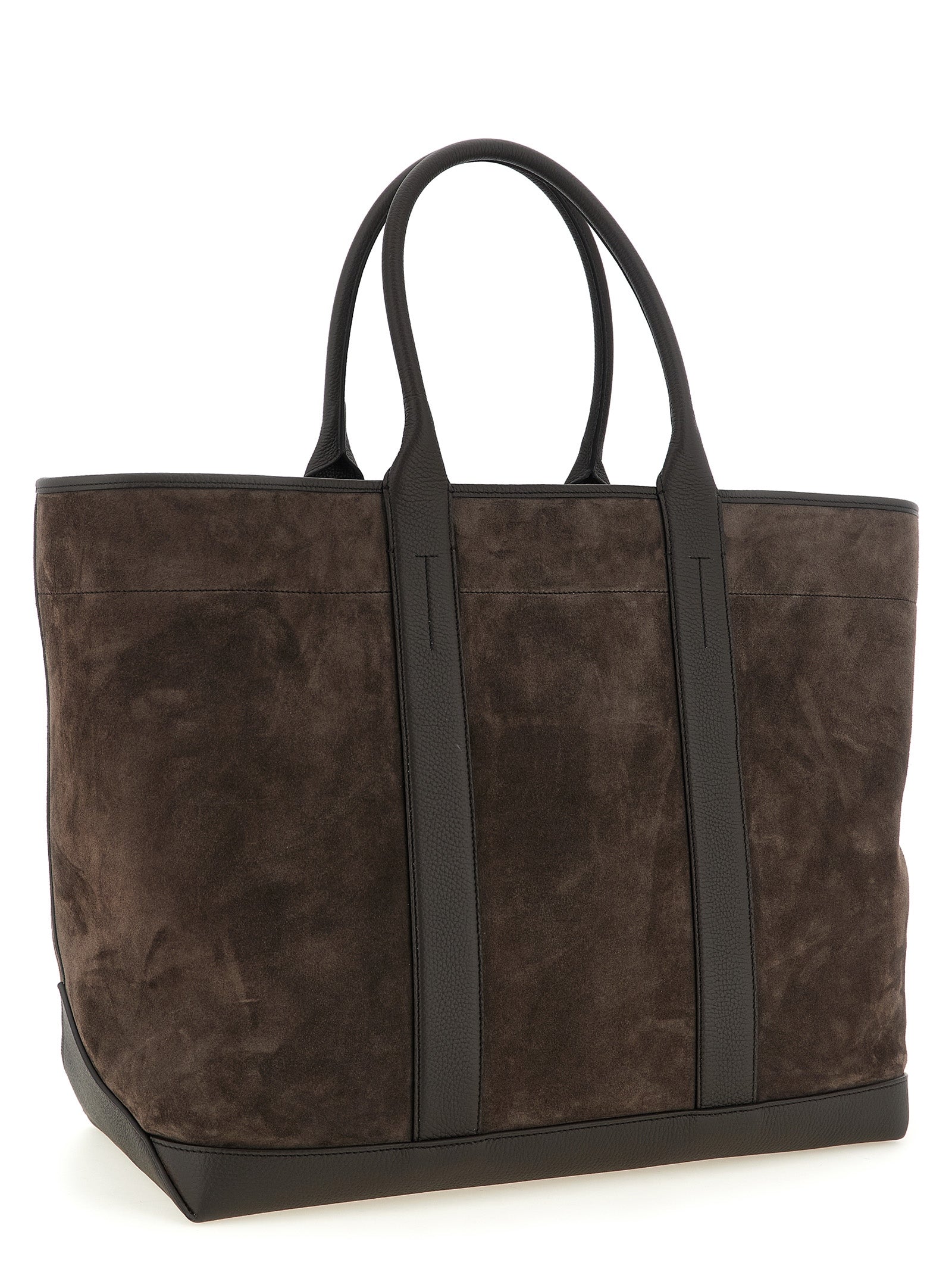 Braune Kalbsleder-Tote Bag
