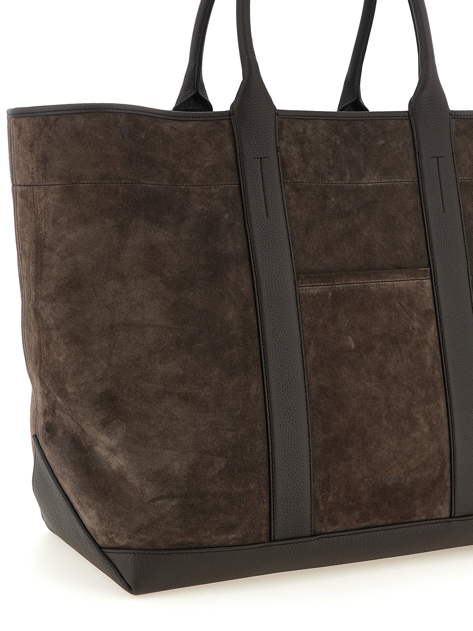 Braune Kalbsleder-Tote Bag