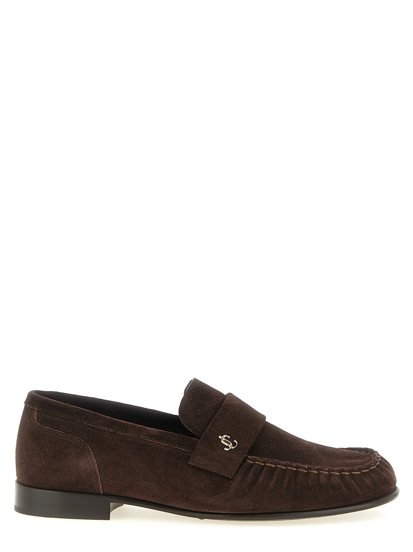Braune Loafer aus Leder zum Hineinschlüpfen