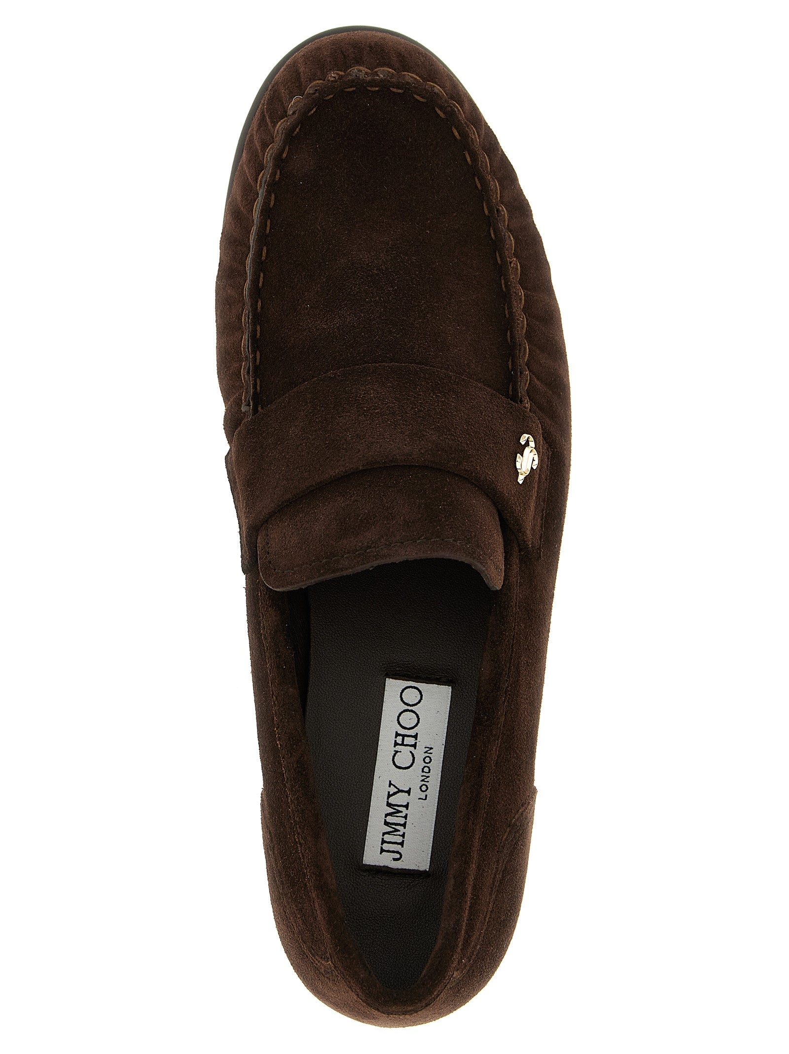 Braune Loafer aus Leder zum Hineinschlüpfen