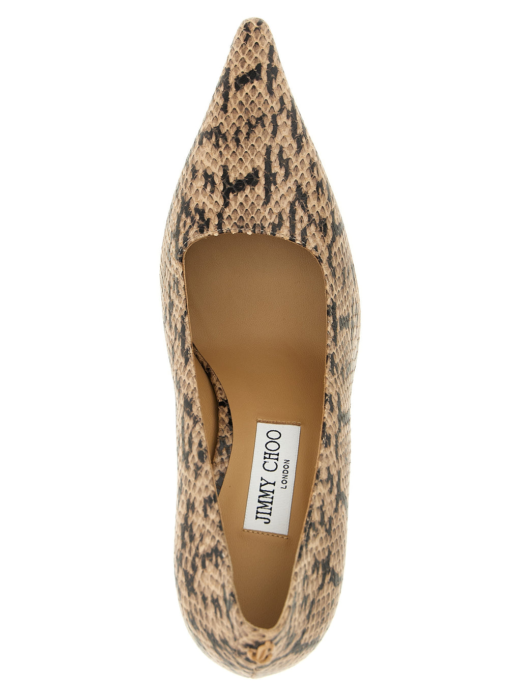 Braune Leder Pumps mit hohem Absatz