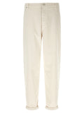 Weiße Baumwolljeans im Relaxed Fit
