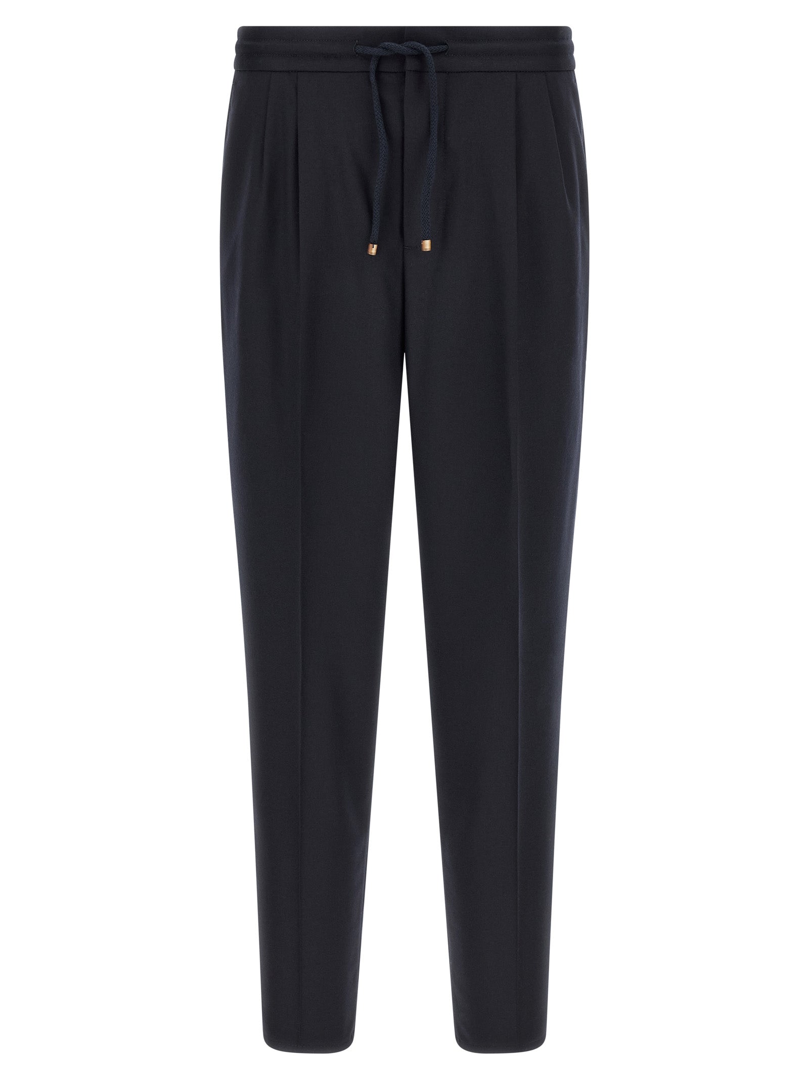 Blaue Hose aus reiner Schurwolle