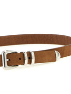 Brauner Kalbsleder Gürtel Regular