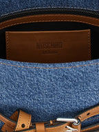 Blaue Baumwoll-Handtasche
