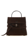 Braune Kalbsleder-Handtasche