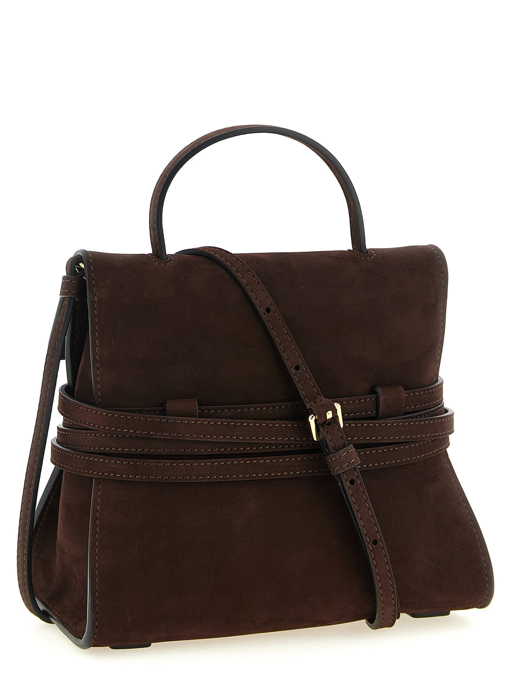 Braune Kalbsleder-Handtasche