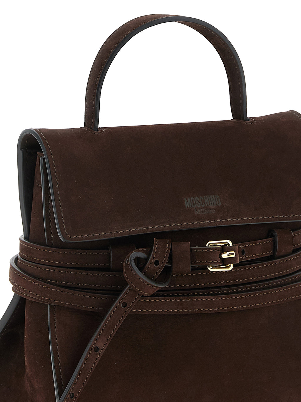 Braune Kalbsleder-Handtasche