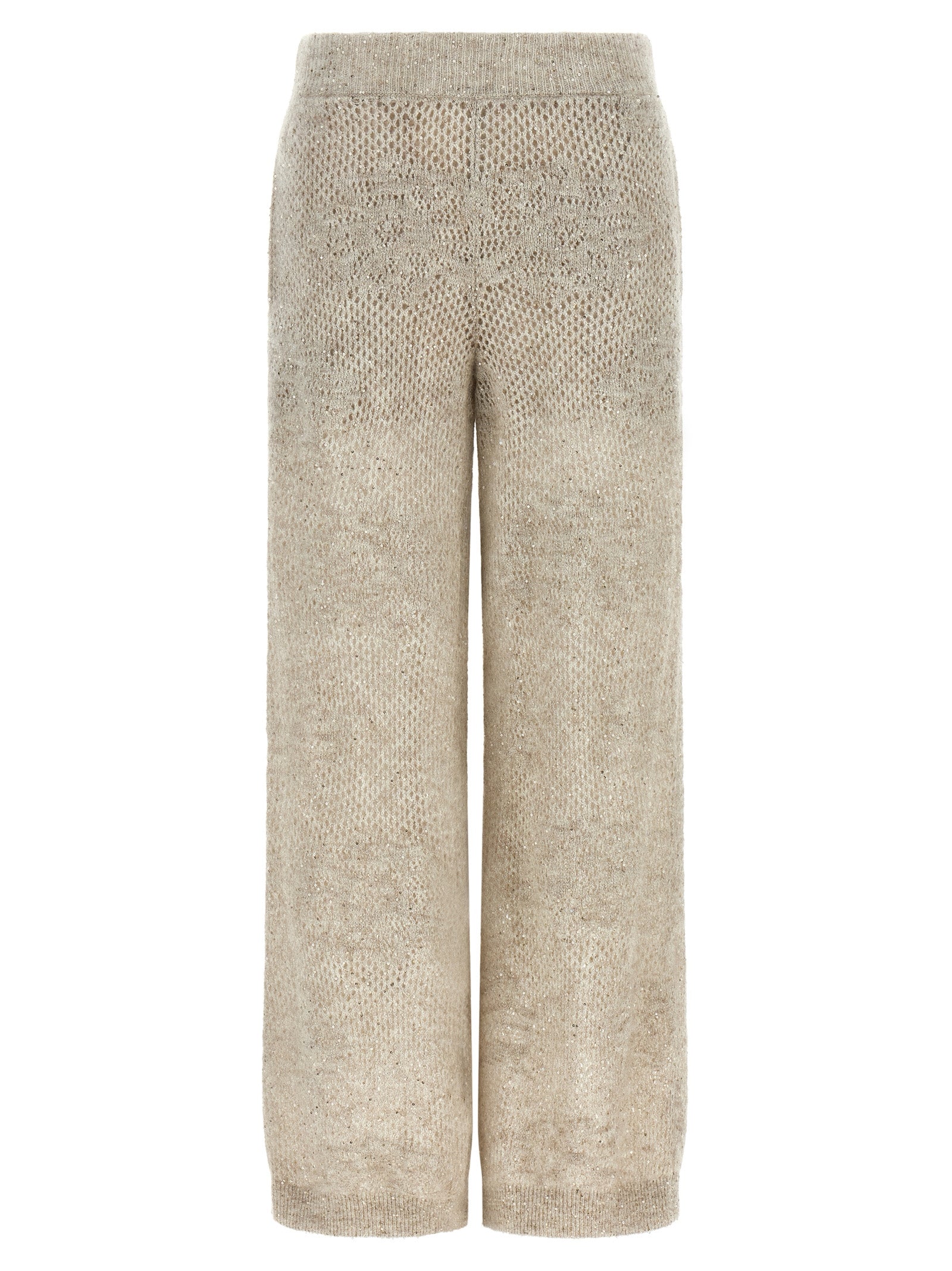 Beige Nylon-Hose