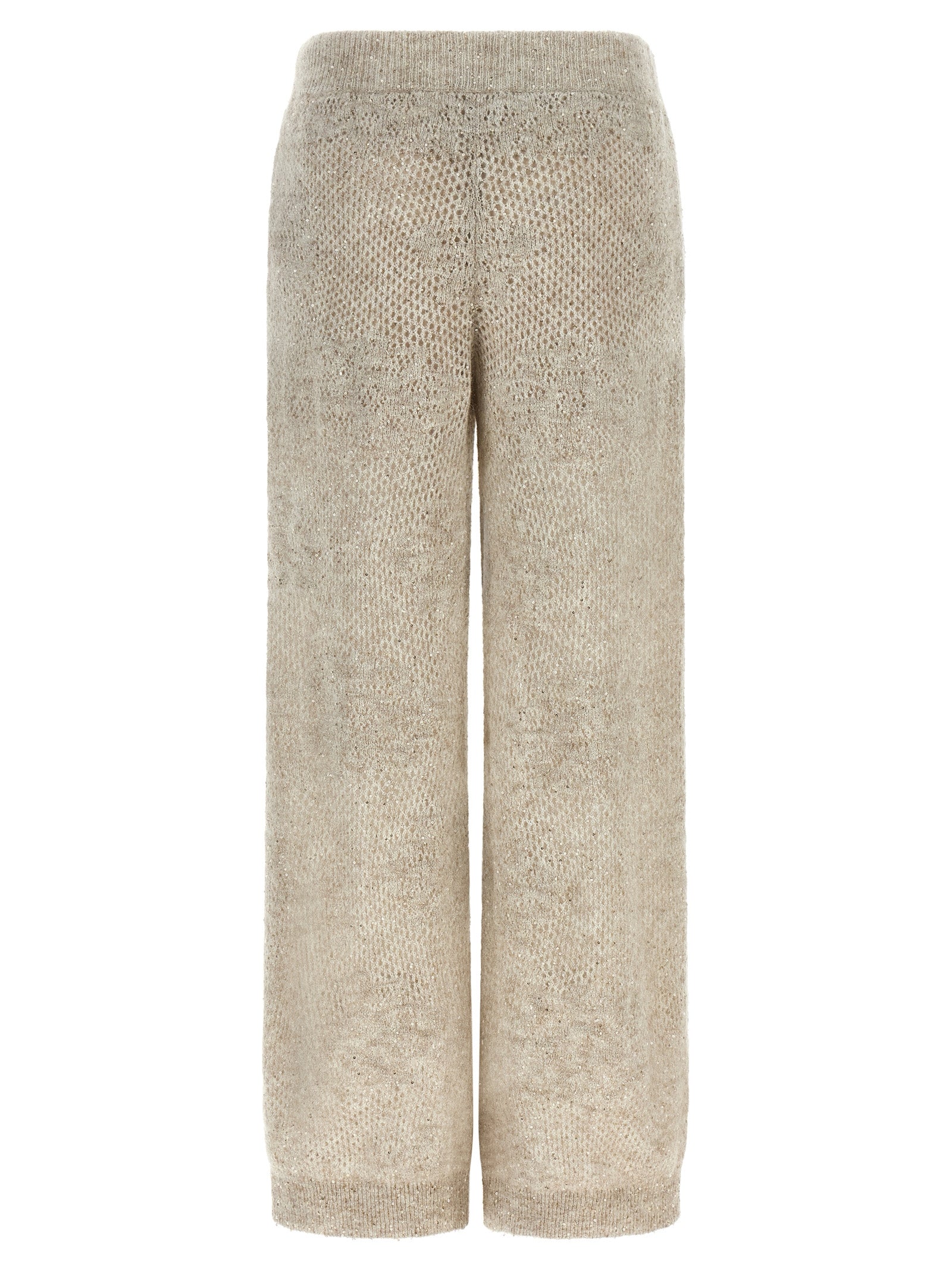 Beige Nylon-Hose