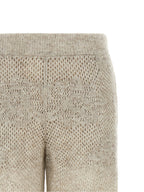 Beige Nylon-Hose