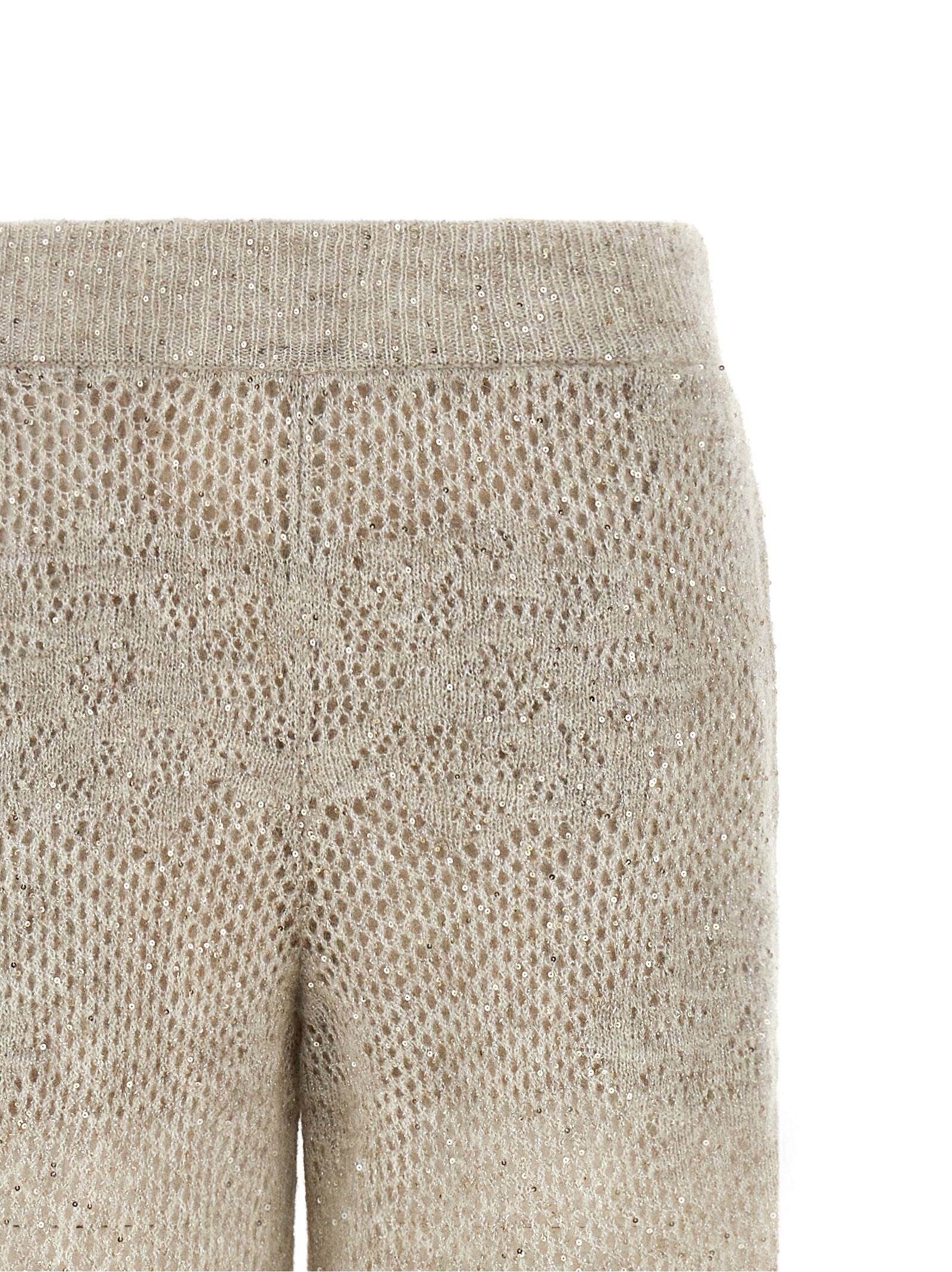 Beige Nylon-Hose