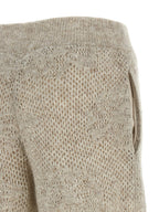 Beige Nylon-Hose
