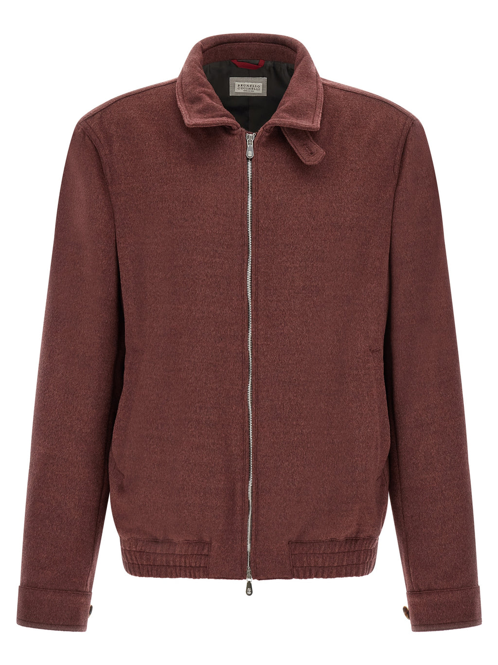 Bordeaux Virgin Wool Bomber