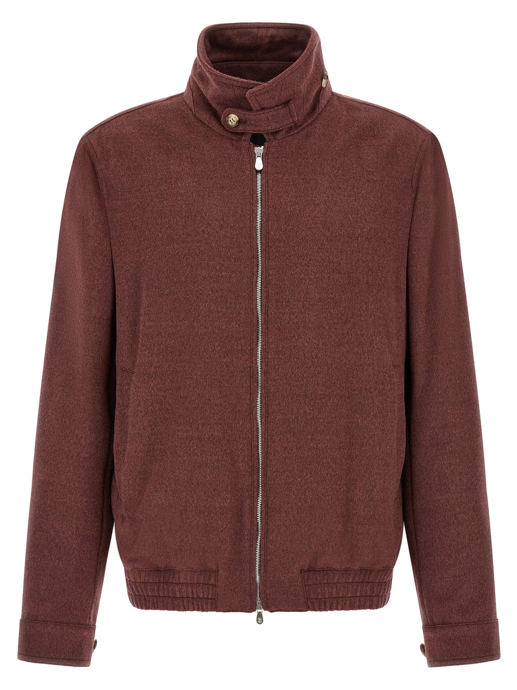 Bordeaux Virgin Wool Bomber