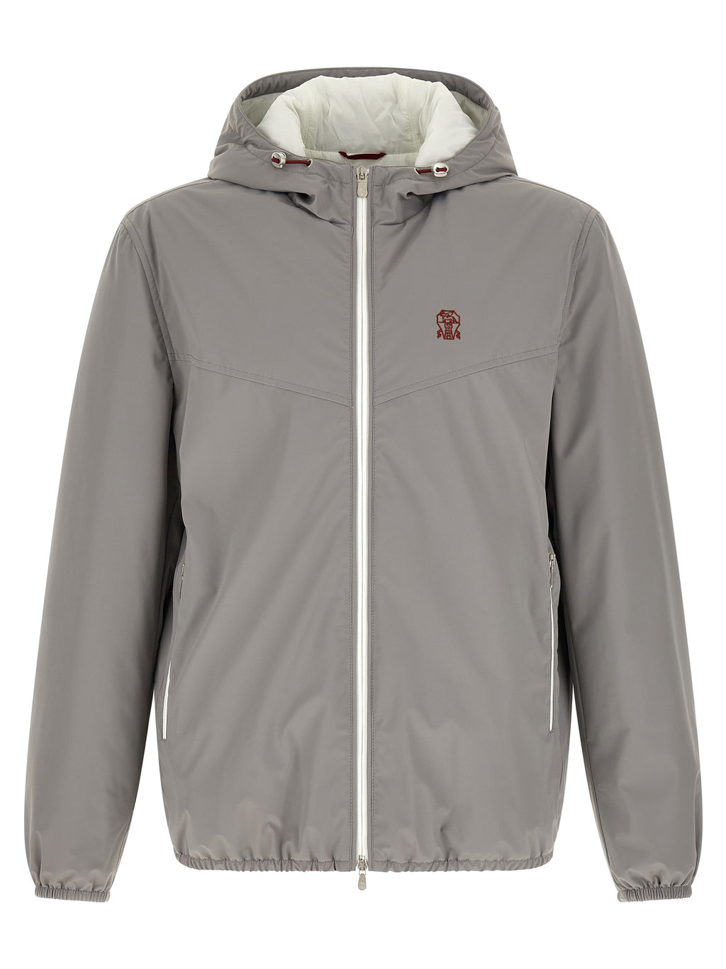 Graue Jacke aus Polyamid
