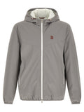 Graue Jacke aus Polyamid