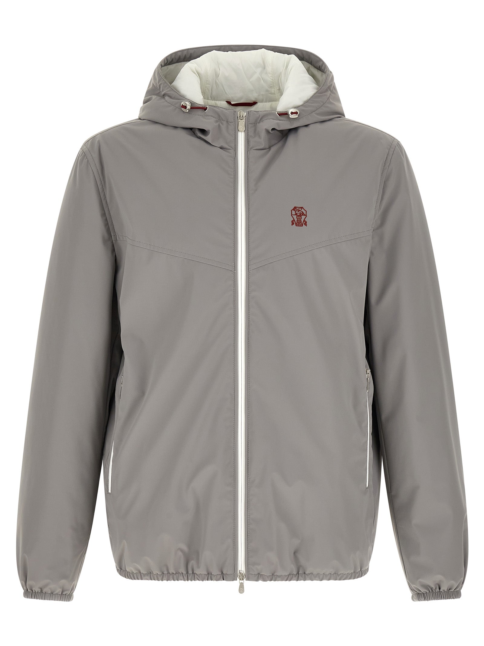 Graue Jacke aus Polyamid