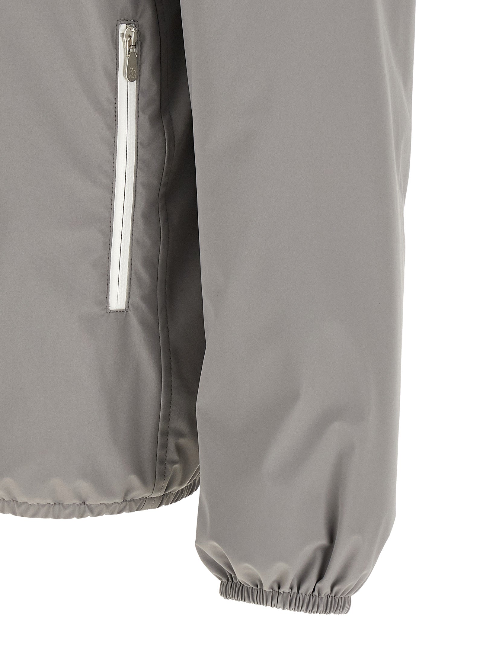 Graue Jacke aus Polyamid