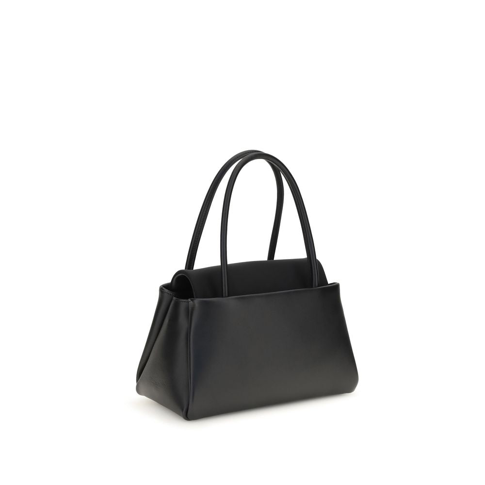 Schwarze Kalbsleder Bos Taurus Handtasche