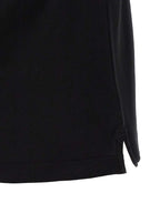 Schwarzes Baumwoll-Poloshirt